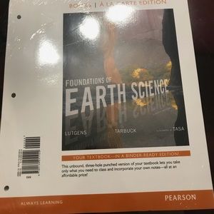 Foundations of earth science Pearson college book